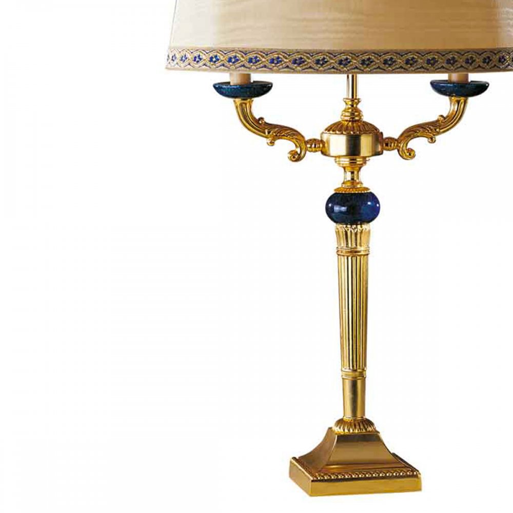Sofia - Lampada due luci con paralume