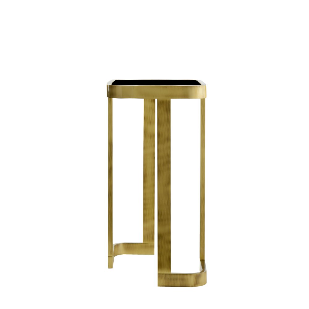 Jean - Side table with glass top