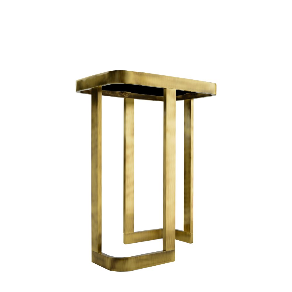 Jean - Side table with glass top