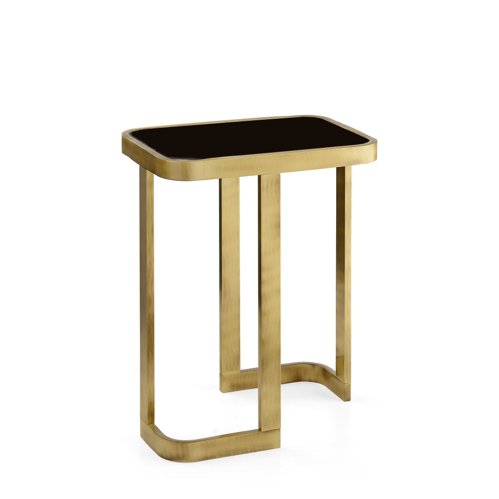 Jean - Side table with glass top