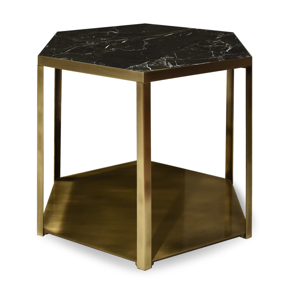 Mel - Side table with marble top