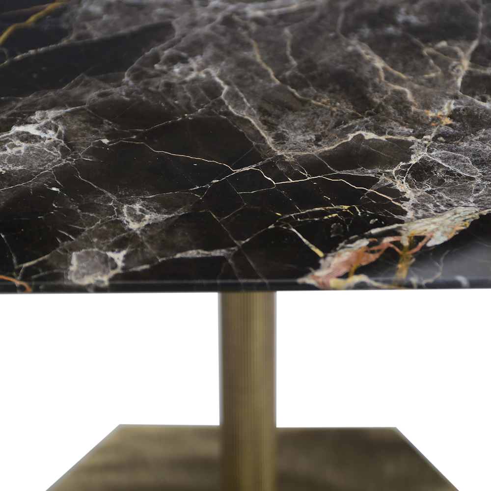 Ted - Low side table with marble top
