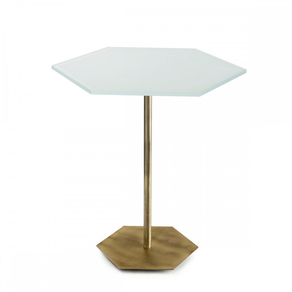 Ted - Table with glass top