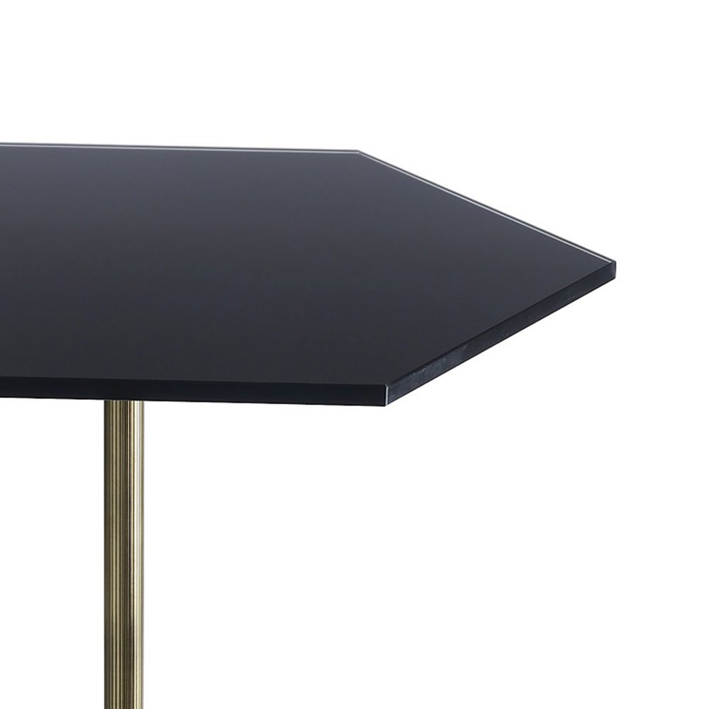 Ted - Table with glass top