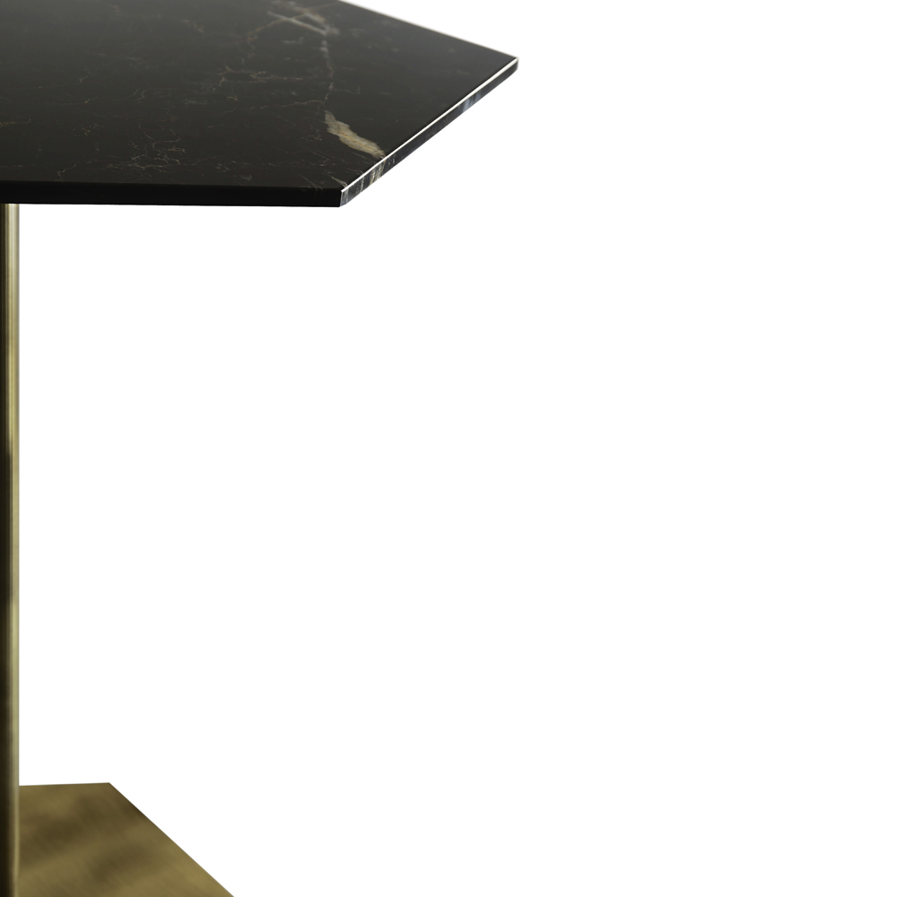 Ted - Table with marble top