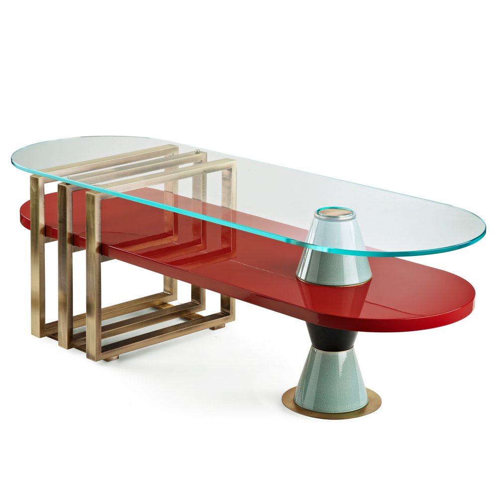 Palm - Oval coffee table