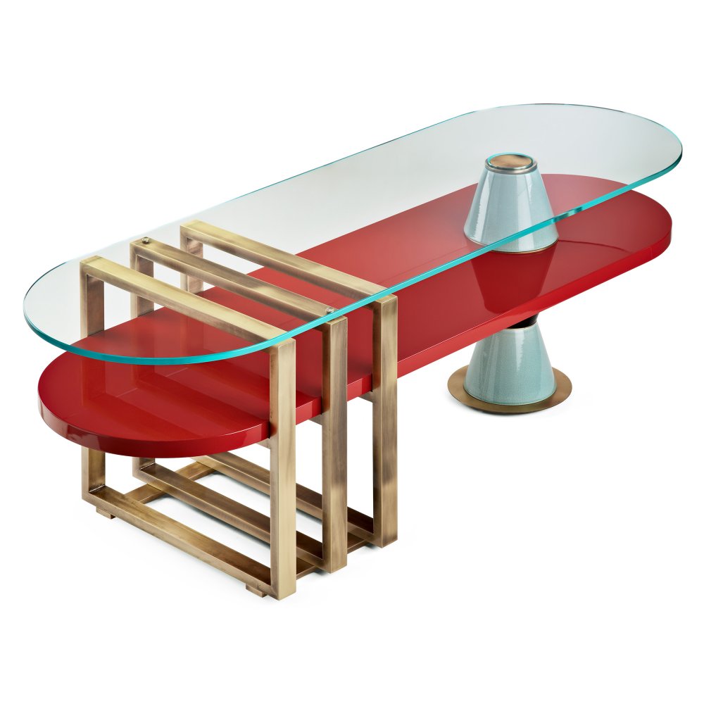 Palm - Oval coffee table