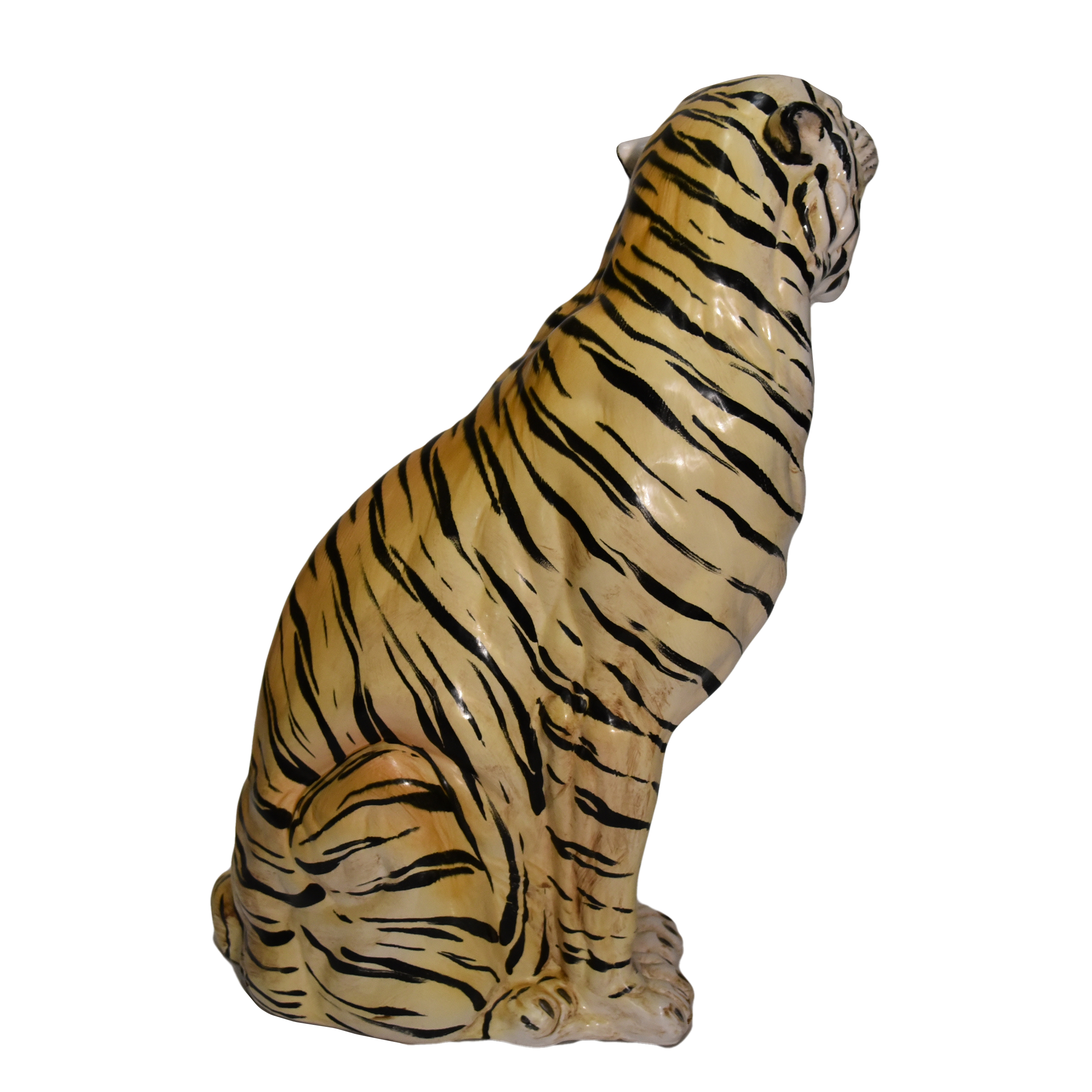 Ceramic reproduction of a roaring tiger - MARIONI - Furniture, lighting and  accessories made in Italy